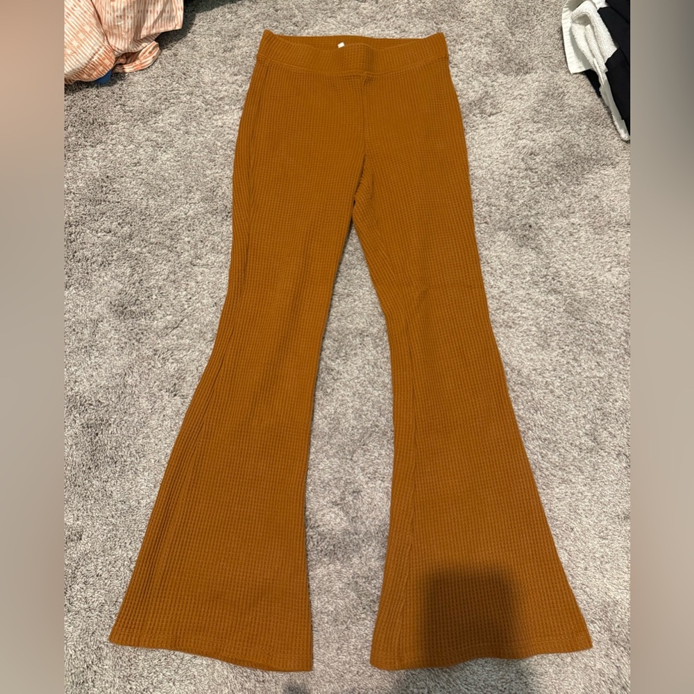 Ribbed Flare Pants Aerie